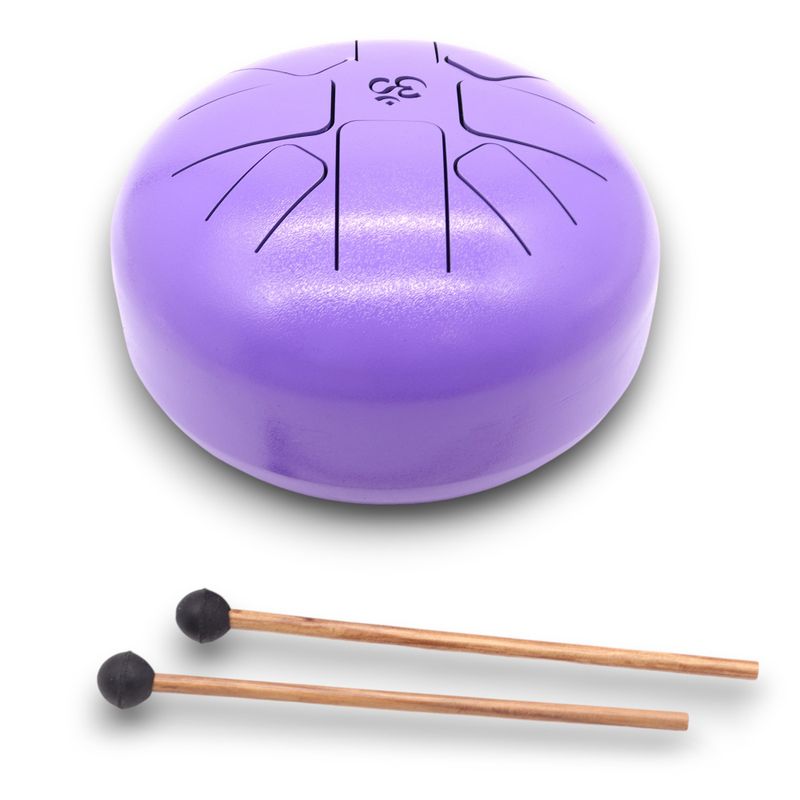 Великий Глюкофон Happy Drum "Ом Фіолетовий" - 22x16 см