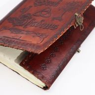 Велика Записна "Книга Тіней" - Темно-Коричнева 200 Сторінок з Необрізаним Краєм 25x18х3 см