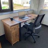 Офісний Стіл 160x60x75 см - Металеві Ніжки