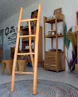 Велика Драбина з Тику 1,5 м - Натуральний Колір