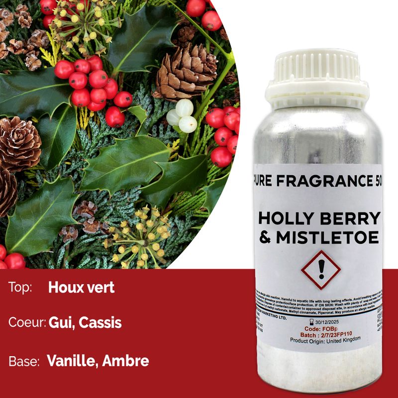Чиста Ароматична Олія 500 мл - Ягоди Падуба та Омела