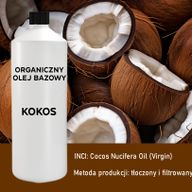 Органічна Базова Олія Кокосову - 1 літр