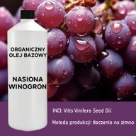Органічна Базова Олія Виноградних Кісточок - 1 літр