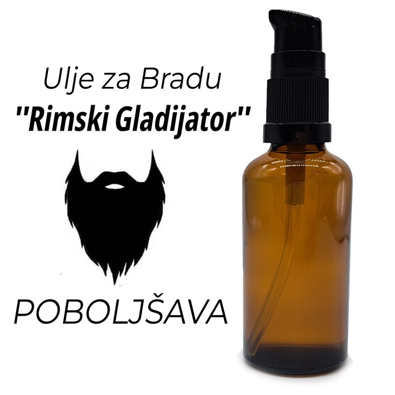 Олія для Бороди 50 мл - Roman Gladiator - Без Етикетки