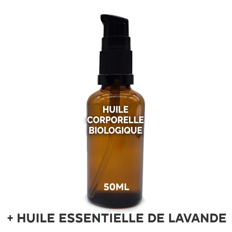 Органічна Олія для Тіла 50 мл - Лаванда - Без Етикетки