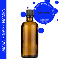 Масажна Олія 100 мл - Nag Champa - Без Етикетки