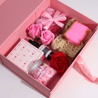 Розібрана Подарункова Коробка - Велика Квадратна (28,2x20,2х9,2 см) - Чорна