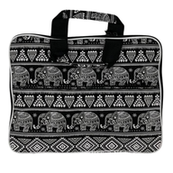 Сумка для Ноутбука з М'якою Набивкою, 33x24х3 см - Слони
