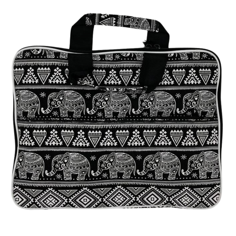 Сумка для Ноутбука з М'якою Набивкою, 33x24х3 см - Слони