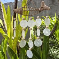 Вітряний Дзвіночок - Рибка з Мотузки та Мушель Капіз