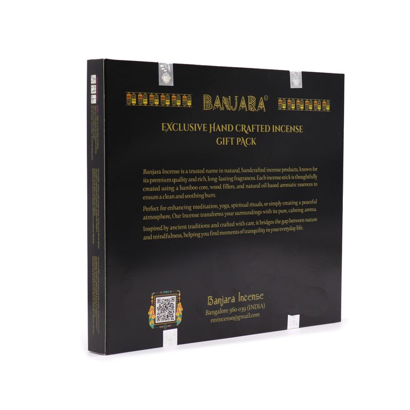 Banjara Buddha - Подарунковий Набір Пахощів – 12 Упаковок по 6 Пахощів