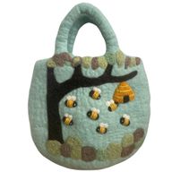 Повстяна Сумка "Дерево та Вулик" - 35x27 см