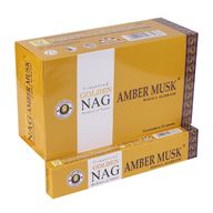 Ароматичні Палички Golden Nag 15 г - Амбровий Мускус