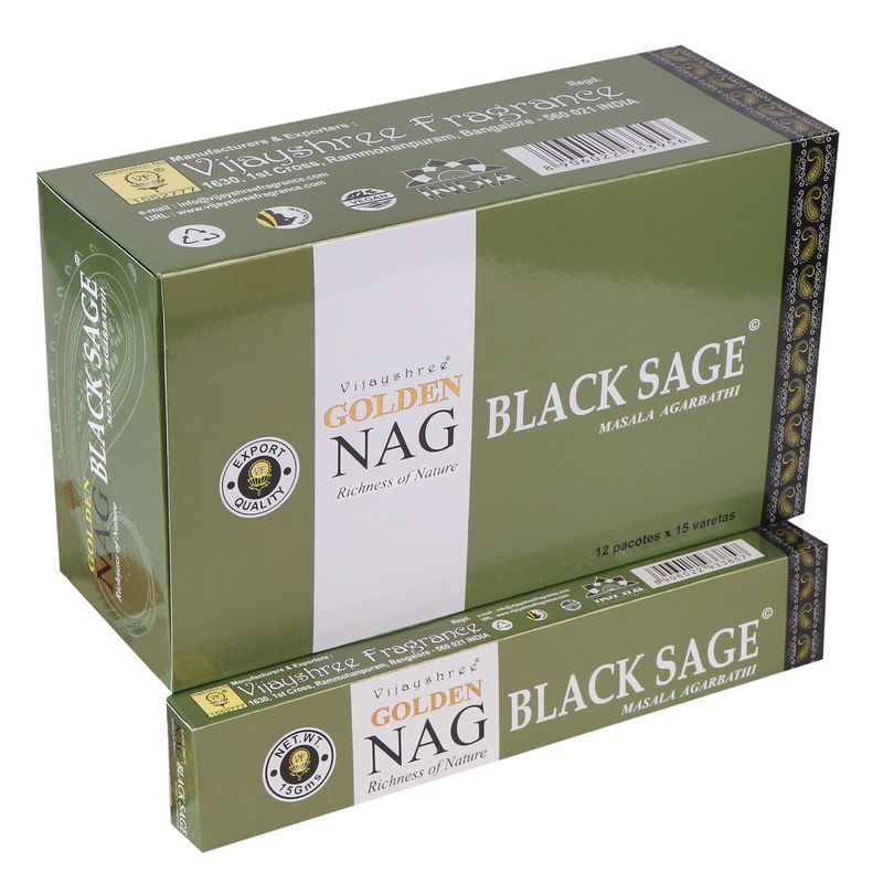 Ароматичні Палички Golden Nag 15 г - Чорна Шавлія