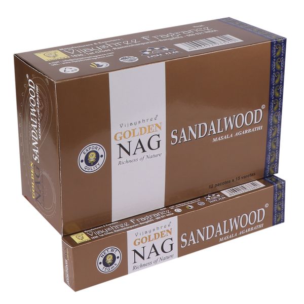 Ароматичні Палички Golden Nag 15 г - Сандалове Дерево