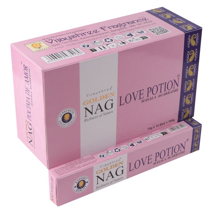 Ароматичні Палички Golden Nag 15 г - Любовне Зілля