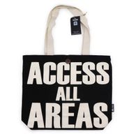 Культова Базова Сумка-тоут Чорна (36x43х10 см), 10 oz - ACCESS ALL AREAS