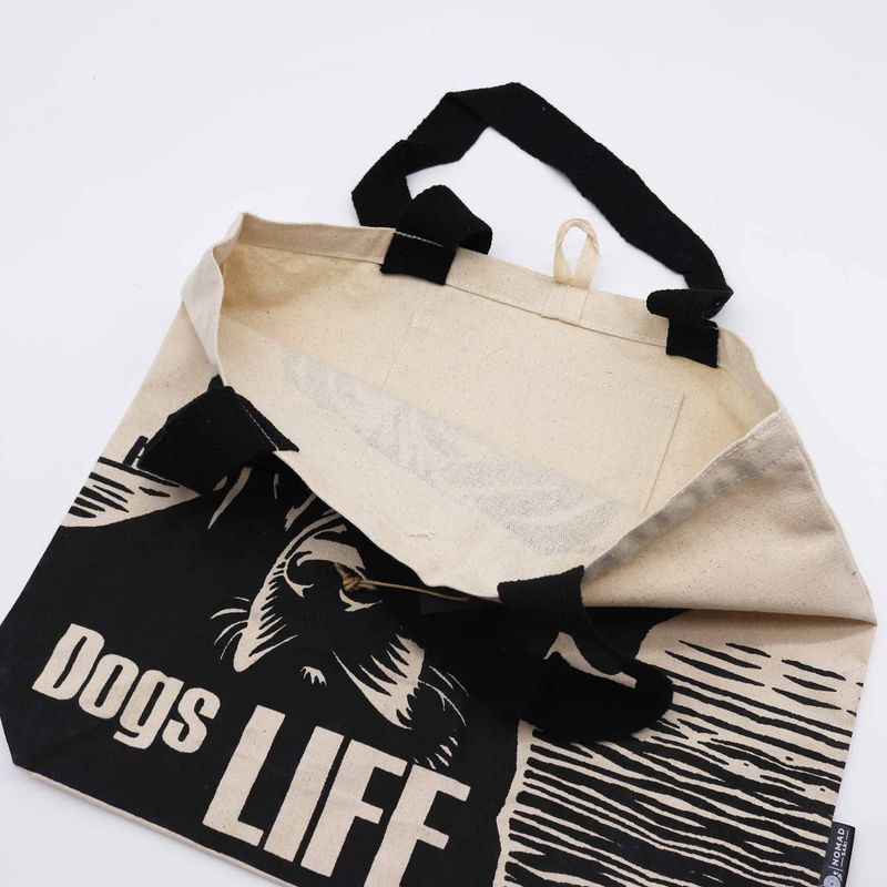 Культова Базова Сумка-тоут Натуральний Колір (36x43х10 см), 10 oz - It's a Dogs Life