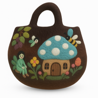Повстяна Сумка "Казковий Сад" - 35x27 см