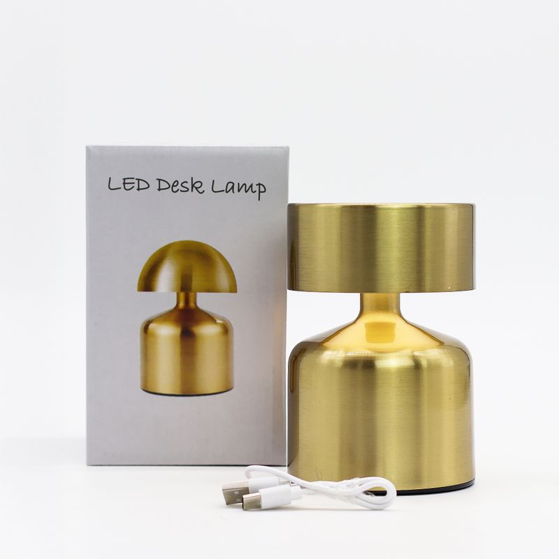 Сенсорна Лампа USB-C LED - Бронзовий Циліндр