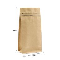 Середній Пакет для Кави з Клапаном Аромату 13,5x26,5 см (500 гм)