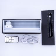 Аромадифузор Чорний з Ефектом Полум'я та Звуками Птахів USB-С - Зміна Кольору
