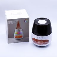 Аромадифузор Білий USB-С - Соляний Камінь з Ефектом Полум'я - Зміна Кольору, Таймер