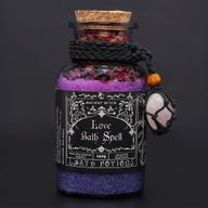 Ancient Witch Зілля для Ванни та Амулет з Рожевого Кварцу - Любов