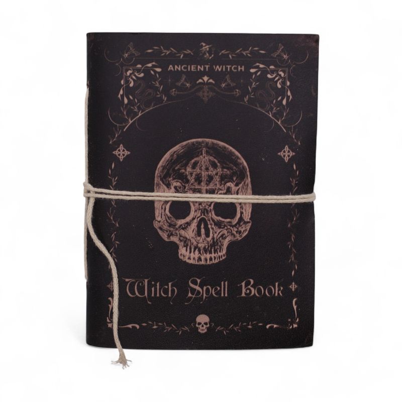 Шкіряний Блокнот "Ancient Witch Spell Book" 15x11,5 см - Дисплейна Упаковка