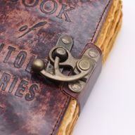 Шкіряний Блокнот "The Book of Untold Stories" із Необрізаним Краєм 13х10 см