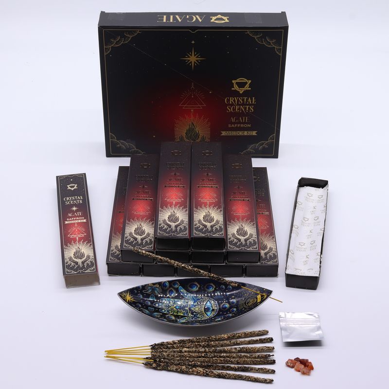 Набір Crystal Scents - Шафран та Червоний Агат