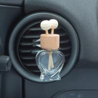 Флакони-Дифузори для Автомобіля - Прозорі з Кріпленням на Вентиляцію 8 мл (3 різні Дизайни по 4 шт.)
