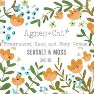 Agnes + Cat Крем для Рук та Тіла 300 мл - Морська Сіль та Мох