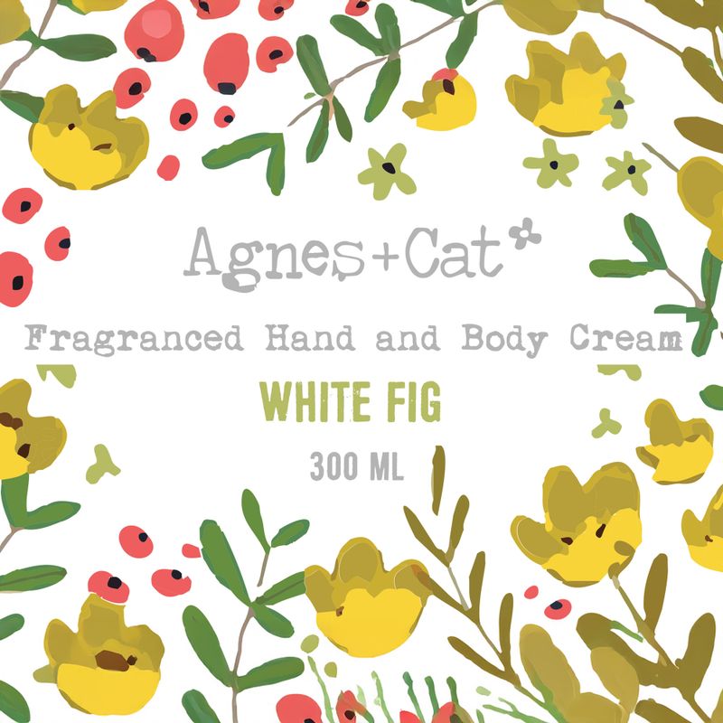 Agnes + Cat Крем для Рук та Тіла 300 мл - Білий Інжир