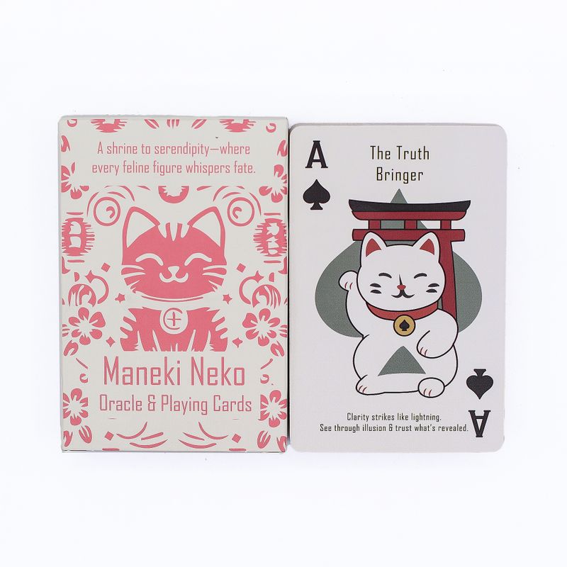 Гральни Карти та Оракул "Maneki Neko"