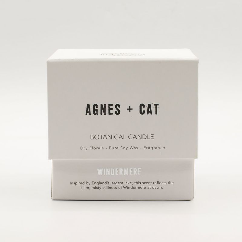 Agnes + Cat Ботанічна Свічка з Соєвого Воску - Віндермір