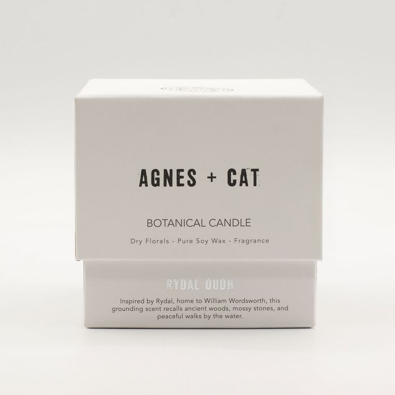 Agnes + Cat Ботанічна Свічка з Соєвого Воску - Rydal Oudh