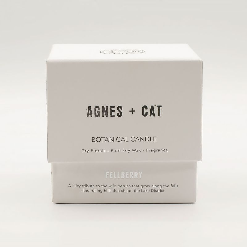 Agnes + Cat Ботанічна Свічка з Соєвого Воску - Лісова Ягода