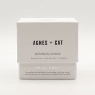 Agnes + Cat Ботанічна Свічка з Соєвого Воску - Морська Сіль та Мох