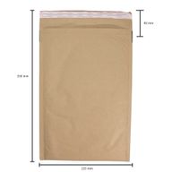 Крафт Конверт із Сотовою Структурою (235×350+40 мм)