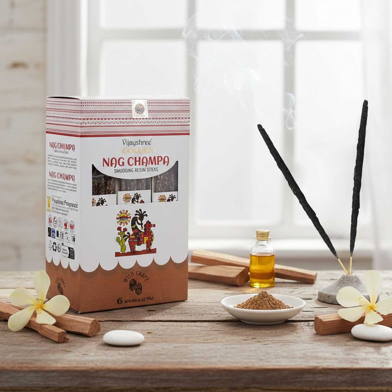 Golden - Смоляні Палички для Обкурювання 30 г - Nag Champa