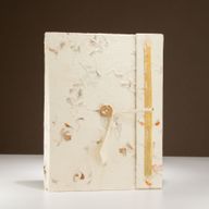 Великий Блокнот із Паперу Локта з Закладкою (45 аркушів) 21x15 см - Мікс Квітів