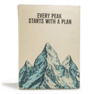 Великий Блокнот із Паперу Локта з Закладкою (45 сторінок) 21x15 см - "Every Peak Starts with a Plan"