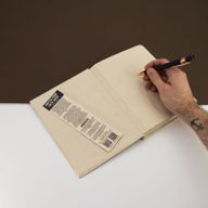 Великий Блокнот із Паперу Локта з Закладкою (45 аркушів) 21x15 см - "Your Words Rooted in Tradition"