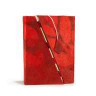 Середній Блокнот із Паперу Локта (45 аркушів) 15x12 см - Рубінова Рослинність