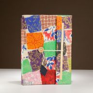 Великий Блокнот із Паперу Локта з Закладкою (45 аркушів) 21×15 см - Клаптиковий