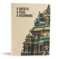 Великий Блокнот із Паперу Локта з Закладкою (45 аркушів) 21x15 см - "A Breath, A Page, A Beginning"
