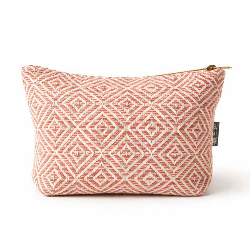 Nomad Sari Індійська Жакардова Косметичка - Кораловий Лабіринт