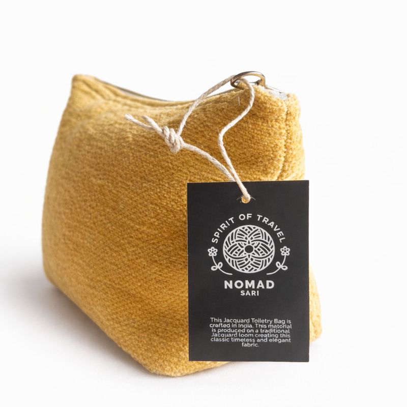 Nomad Sari Індійська Жакардова Косметичка - Чорнобривцеве Марево
