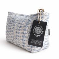 Nomad Sari Індійська Жакардова Косметичка - Індиго Ехо